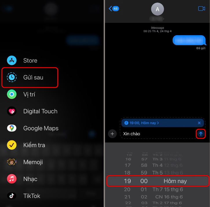 Hẹn giờ gửi tin nhắn trên iOS 18 - Hẹn giờ gửi tin nhắn trên iOS 18 là gì, vì sao nên dùng? Hẹn giờ gửi tin nhắn trên iOS 18 - Hẹn giờ gửi tin nhắn trên iOS 18 là gì, vì sao nên dùng?