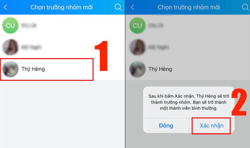 Chuyển quyền admin trưởng nhóm trong Zalo - Điều kiện để chuyển quyền admin trưởng nhóm Chuyển quyền admin trưởng nhóm trong Zalo - Điều kiện để chuyển quyền admin trưởng nhóm